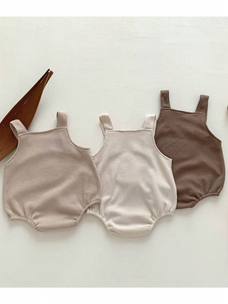 Salopette body pour bébé en coton