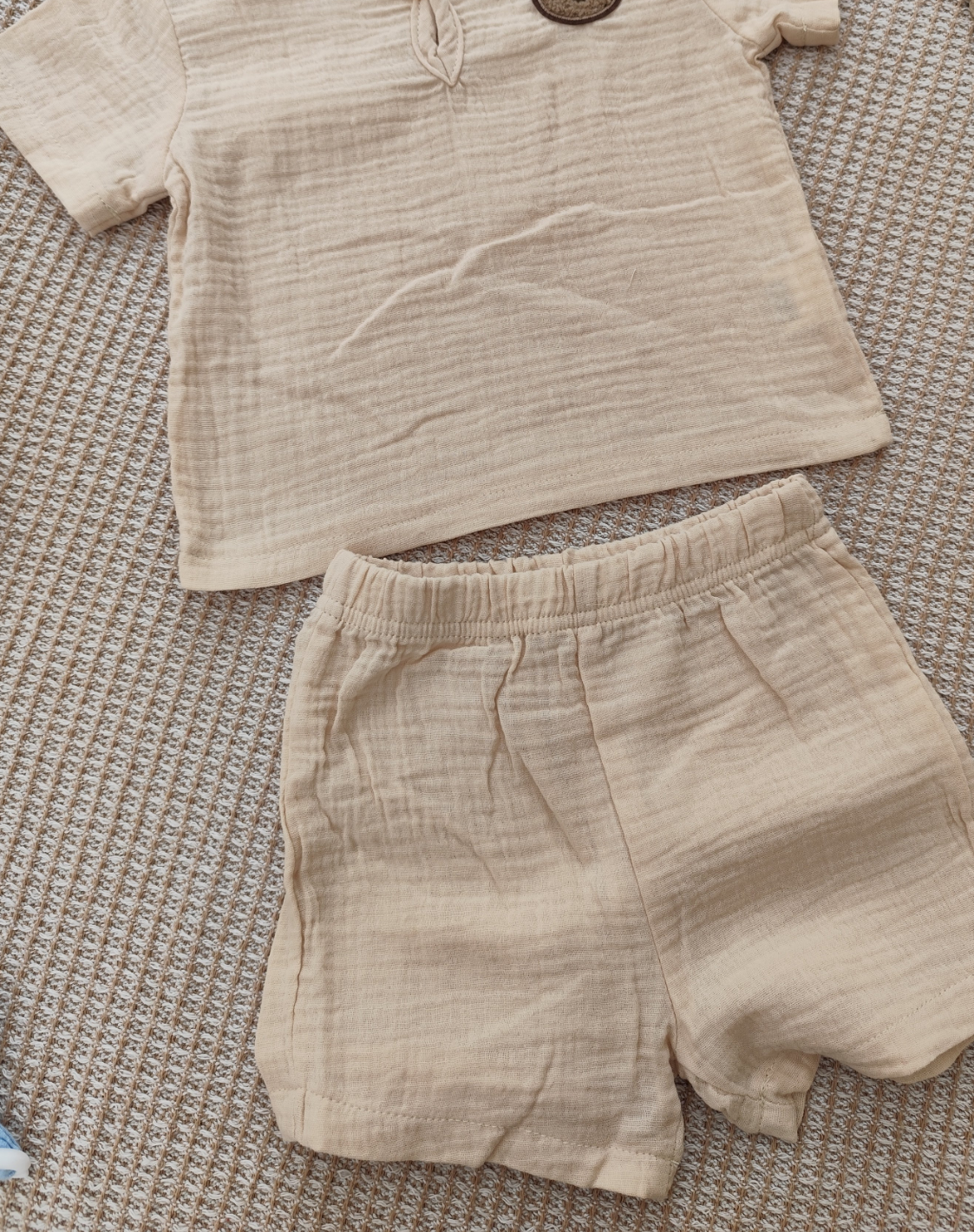Short gaz de coton enfant