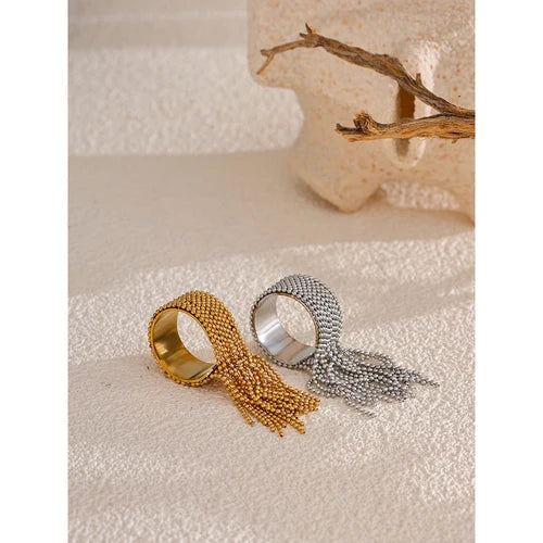 Bague à franges acier inoxydable