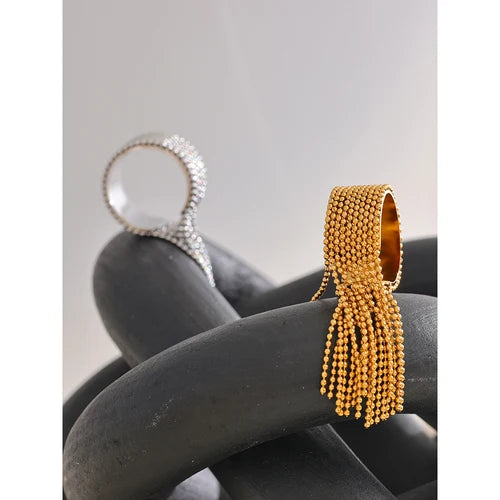 Bague à franges acier inoxydable