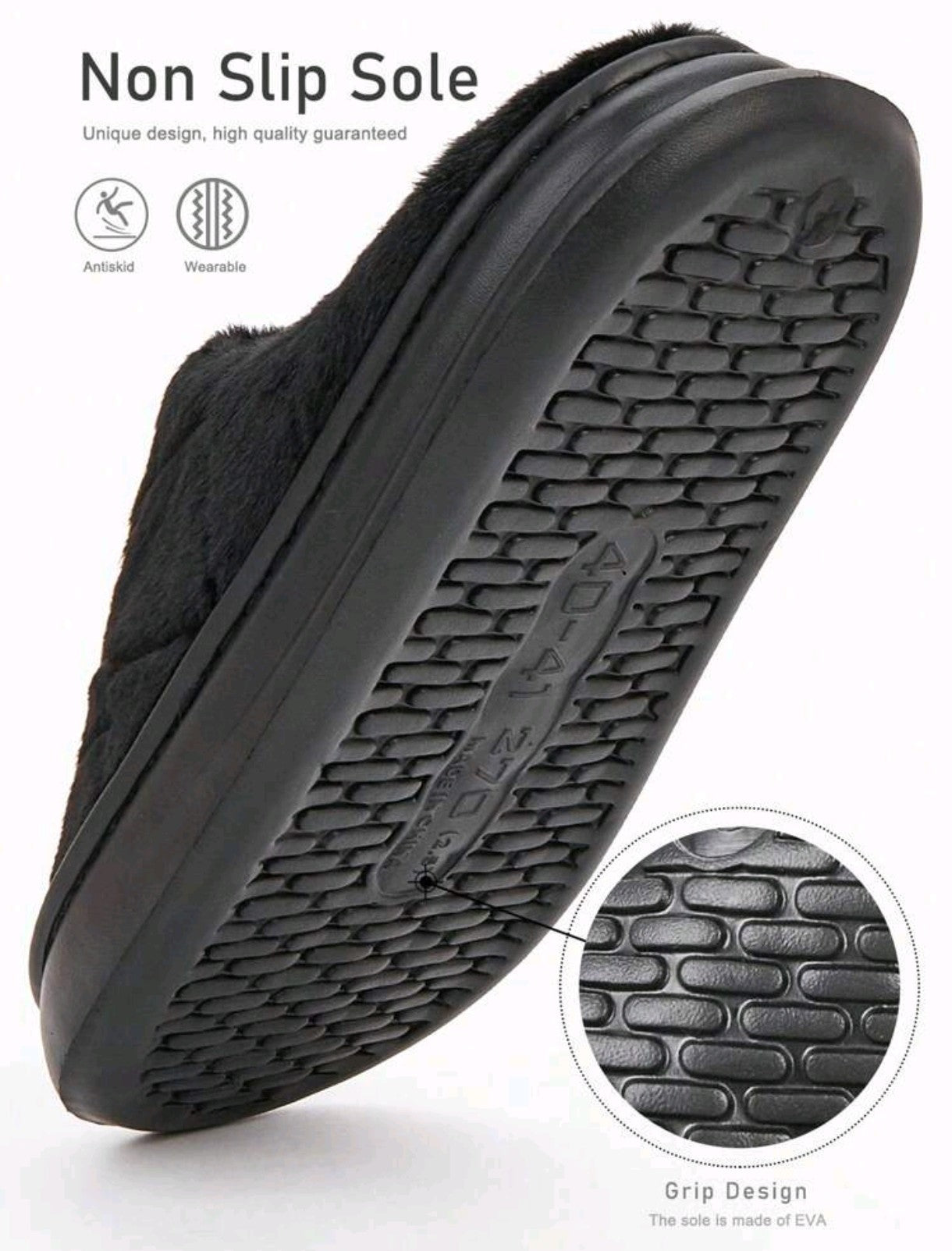 Pantoufles pour hommes Duveteux