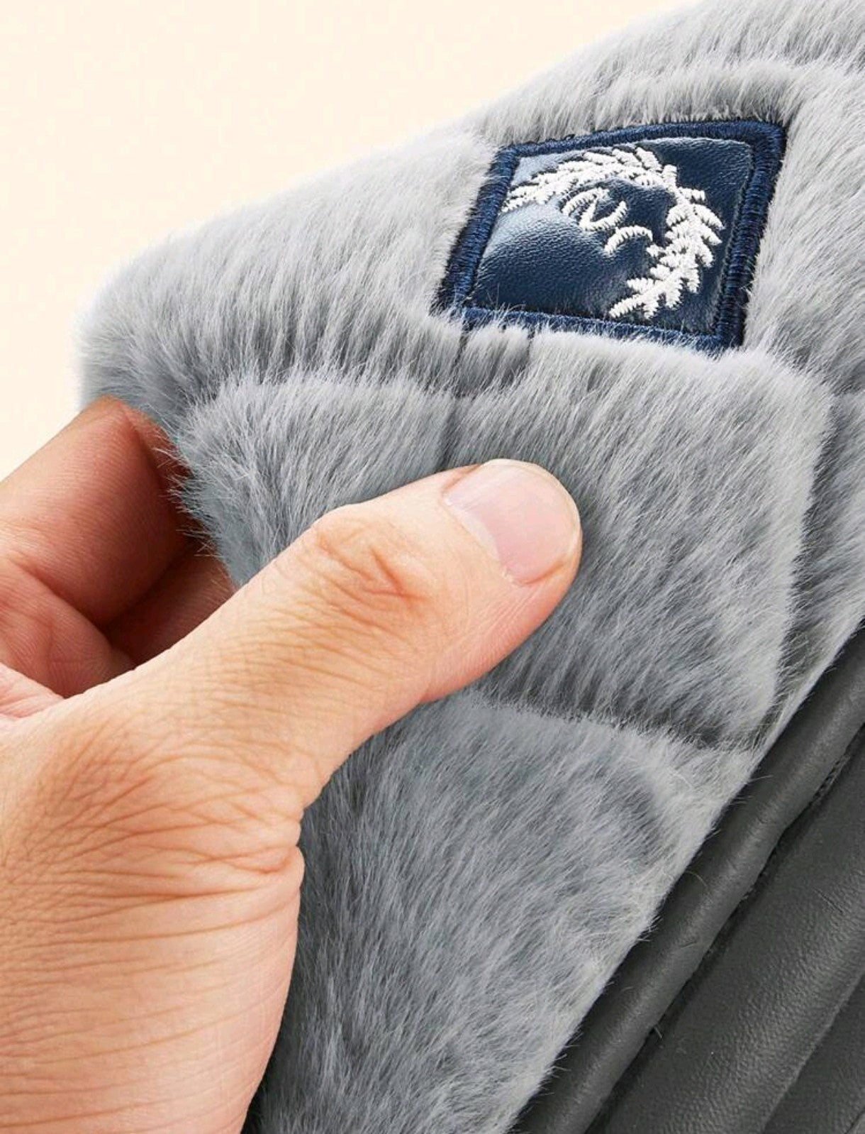 Pantoufles pour hommes Duveteux