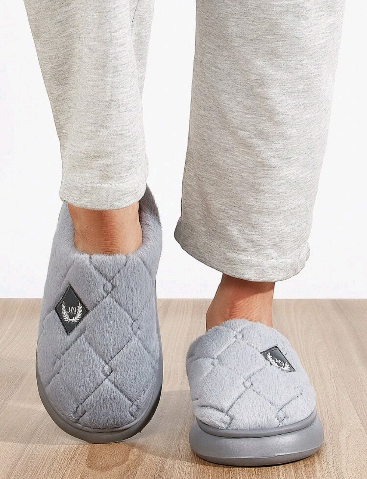 Pantoufles pour hommes Duveteux