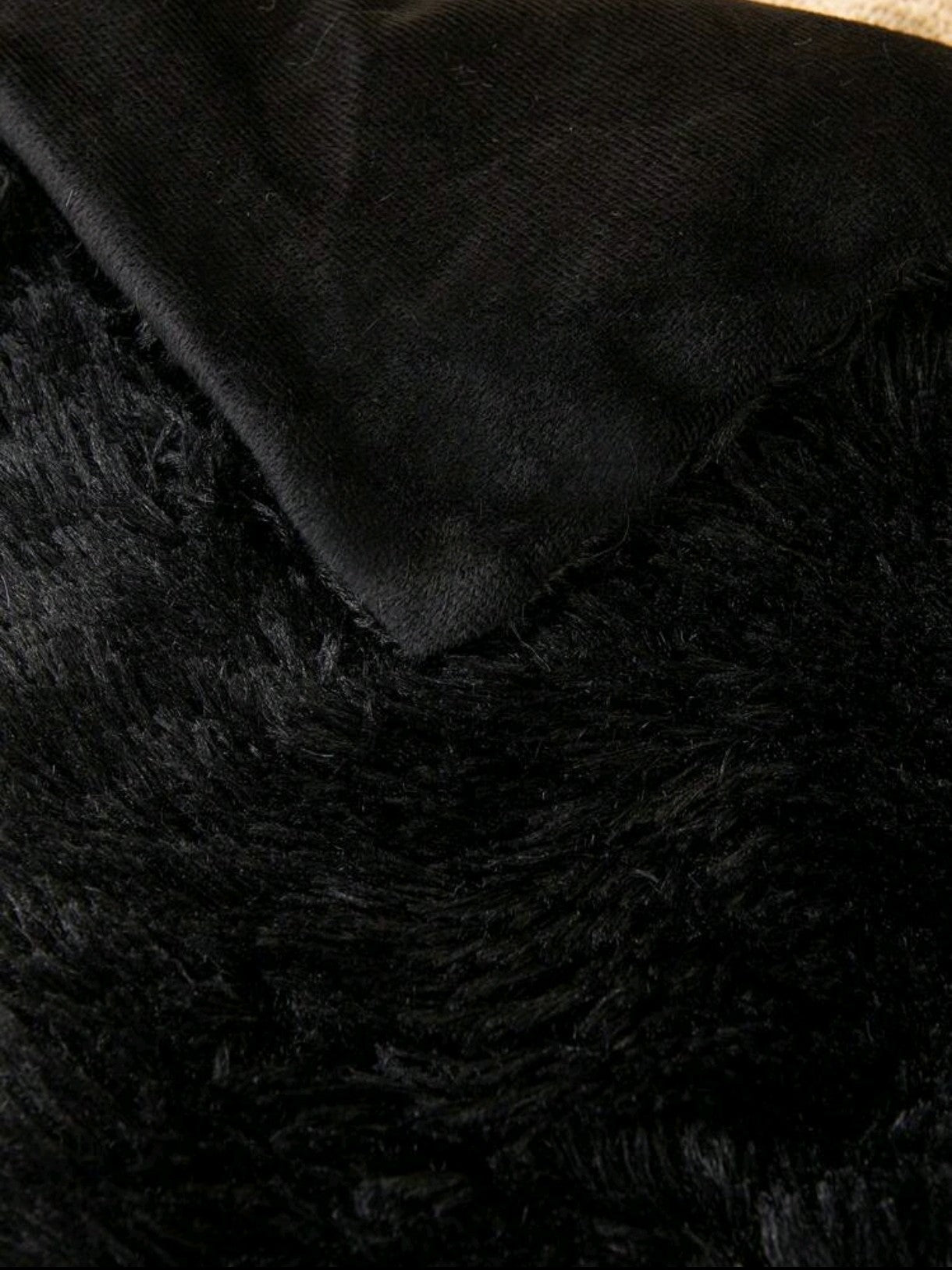 1 pièce de Housse de coussin Duveteux