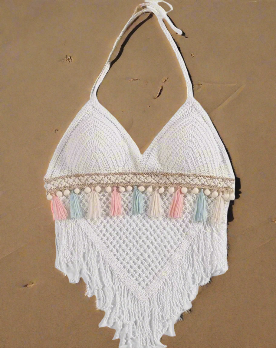 Top de plage bohème