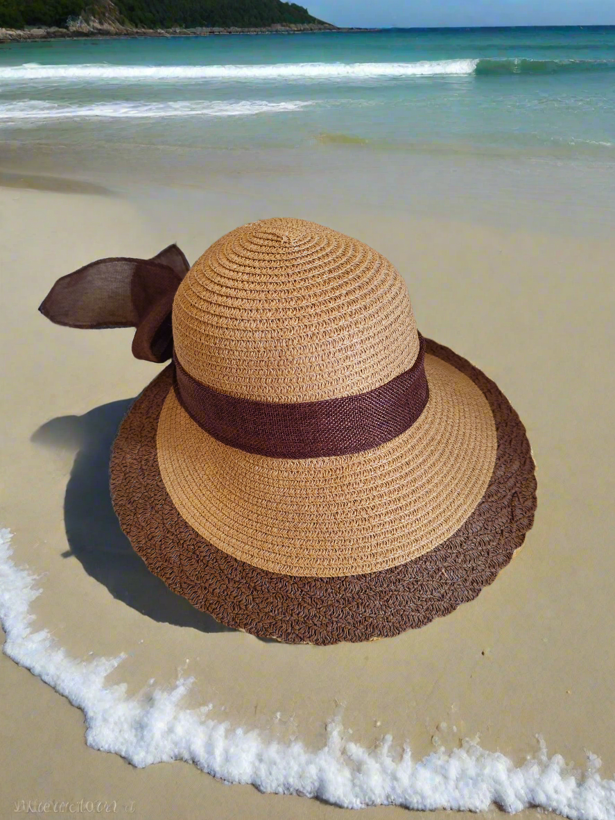Chapeau de plage bohème