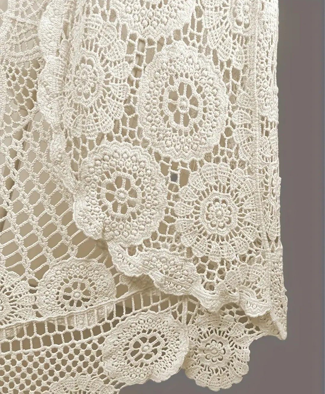 Veste dentelle bohème chic