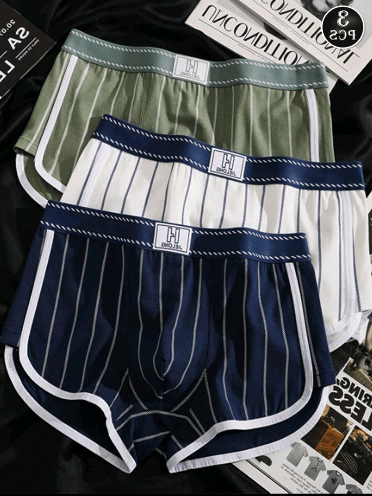Boxer homme 3 pièces