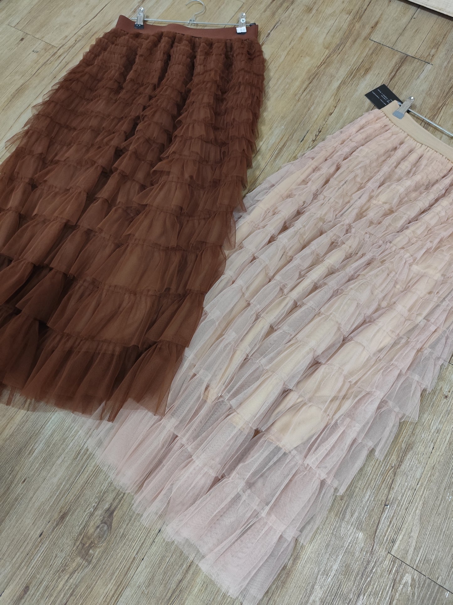 Jupe plissée dentelle