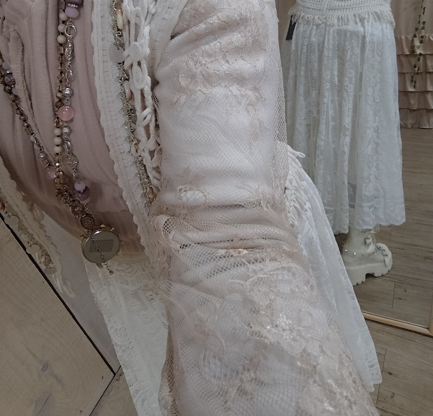 Jupe dentelle bohème