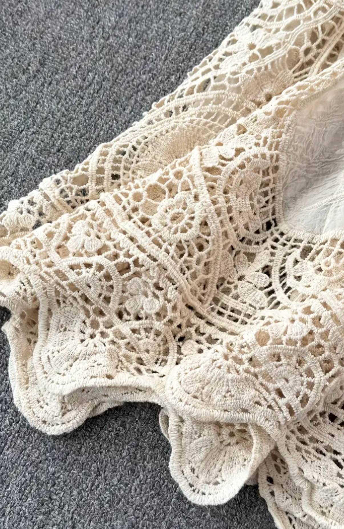 Robe tunique bohème grande taille crochet , Pour les modèles adaptés aux grandes tailles