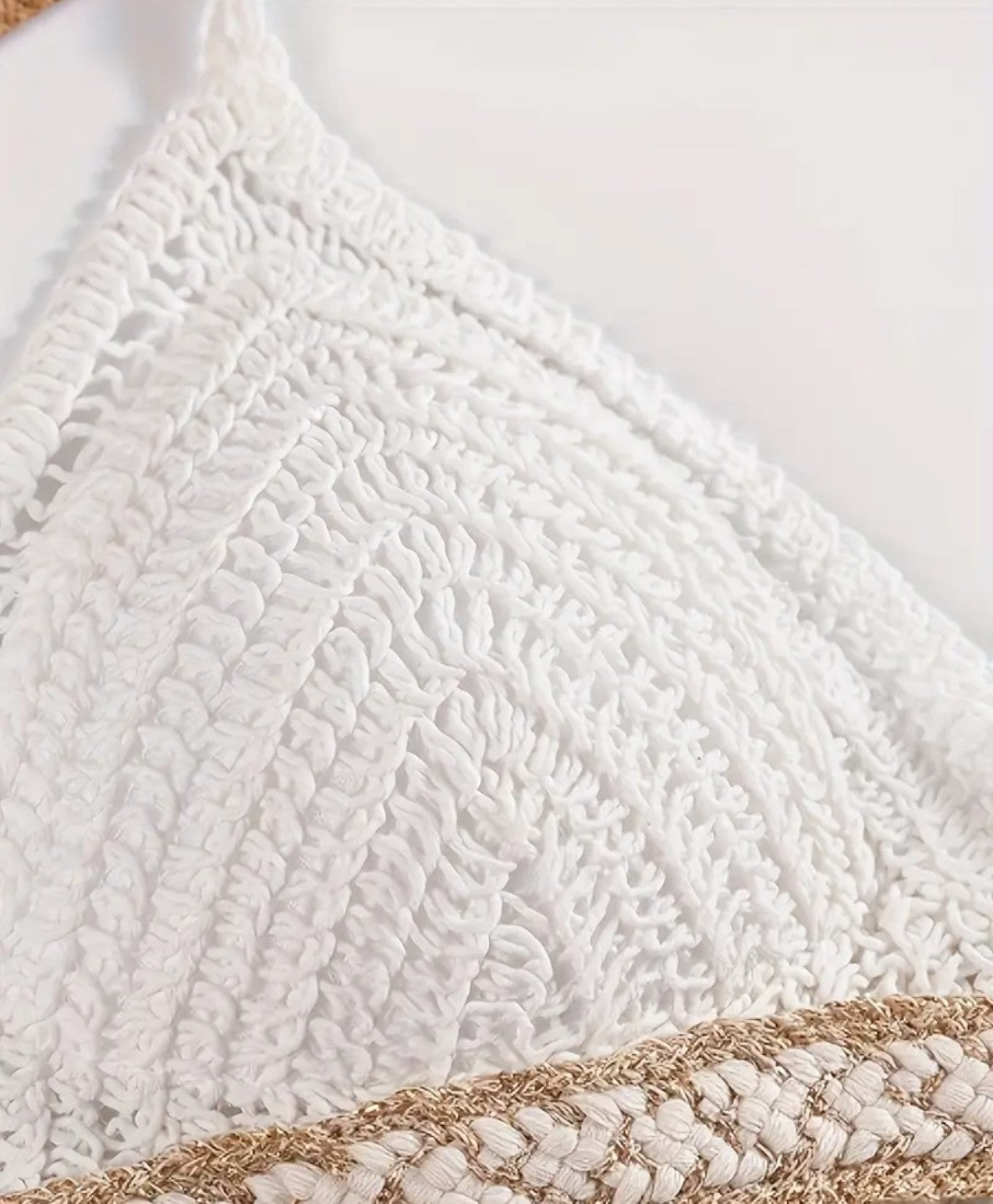 Top rembourré au crochet