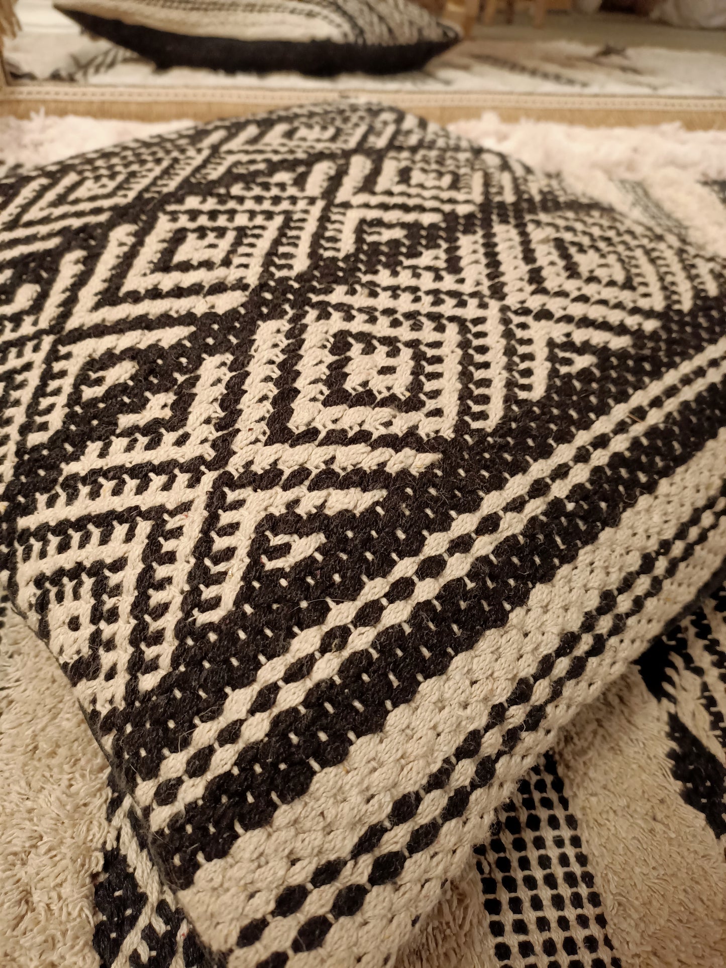 Ensemble Tapis/Coussin assorti