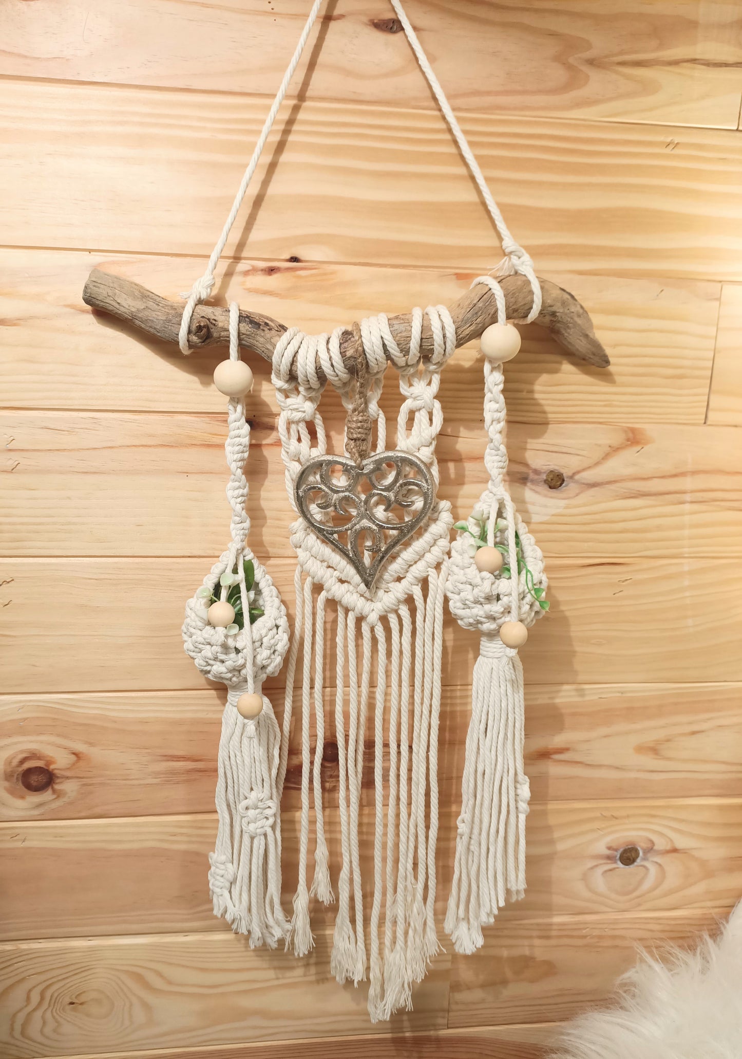Décoration murale macramé