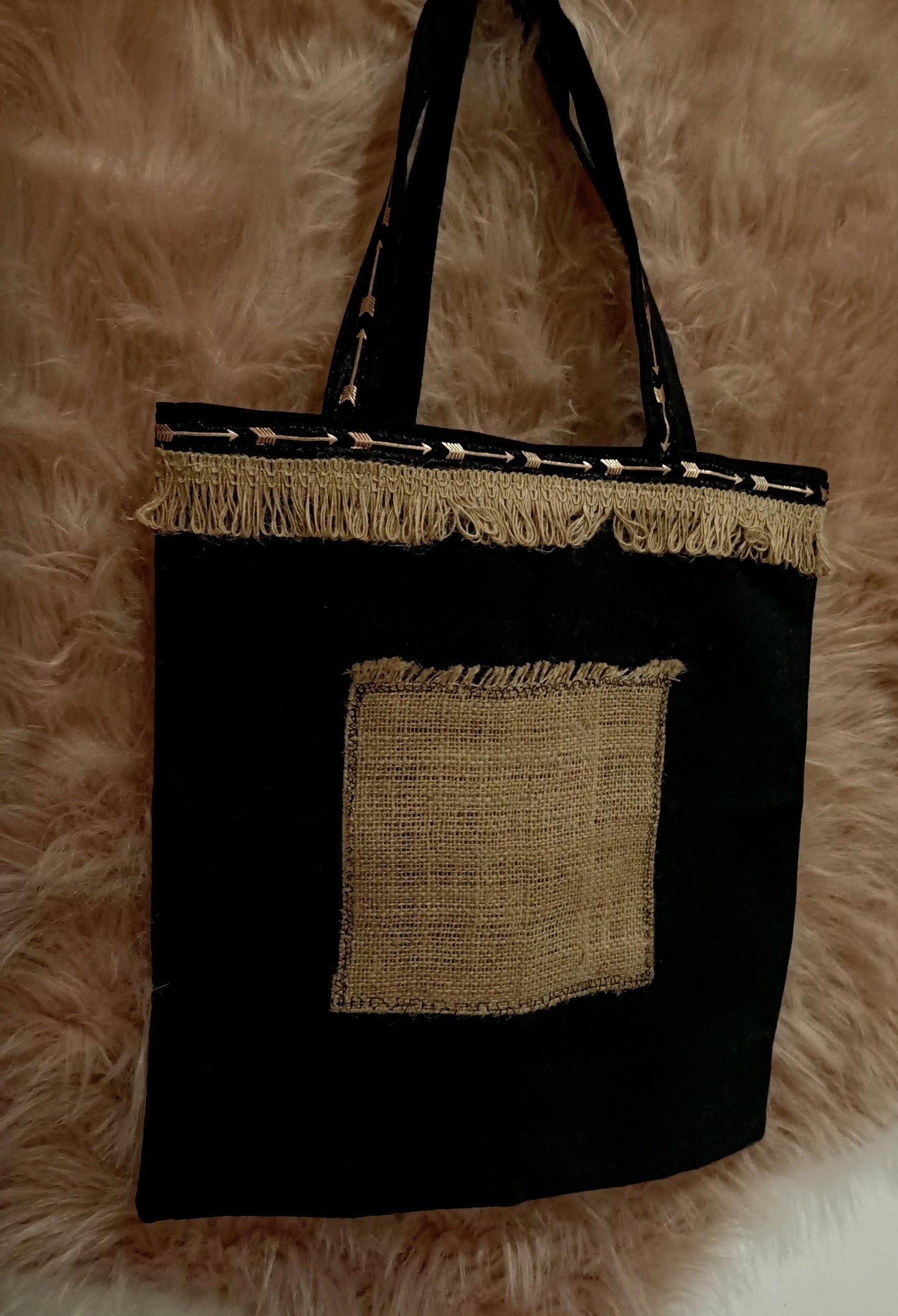 Sac cabas Bohème Noir