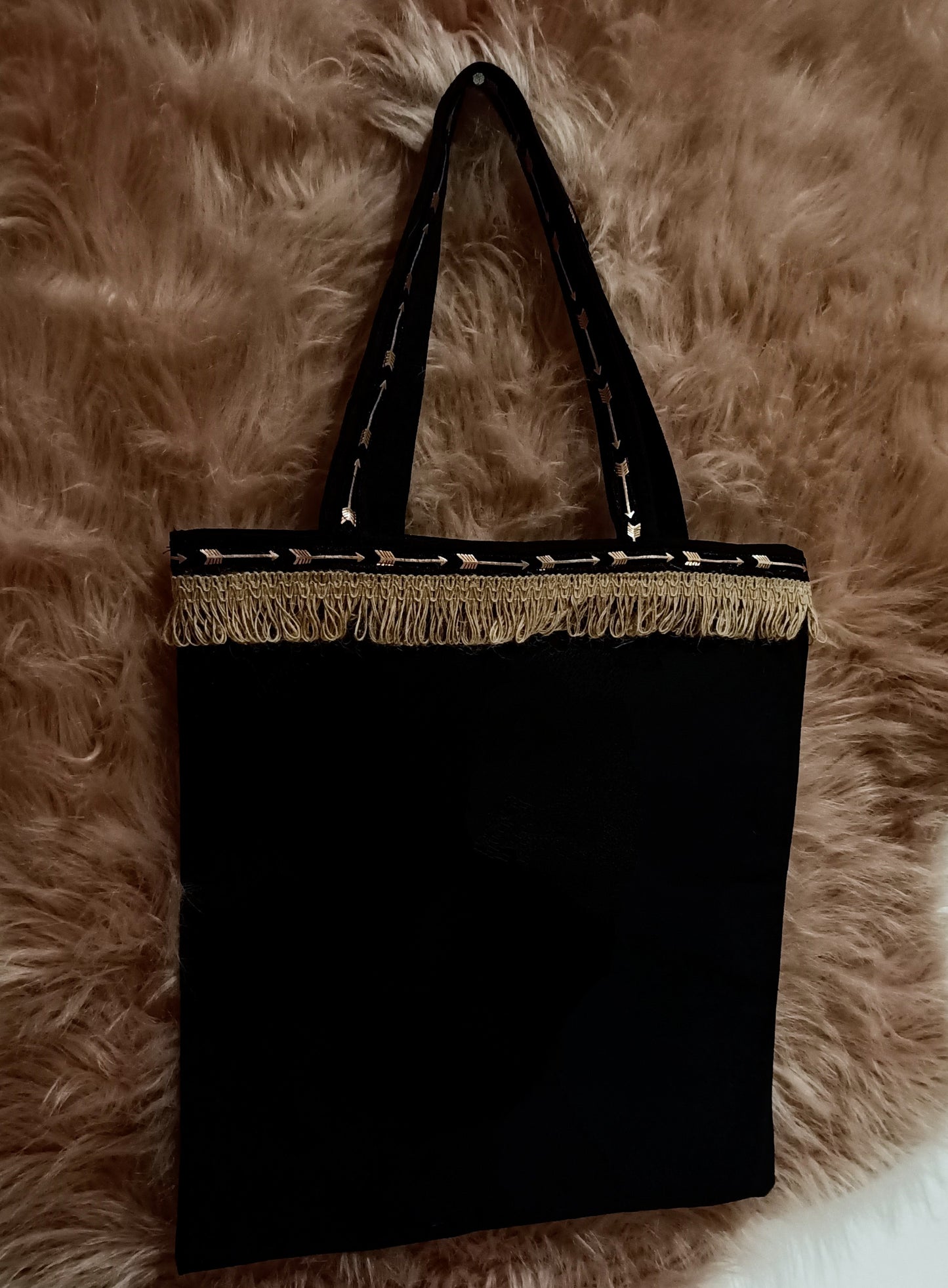 Sac cabas Bohème Noir