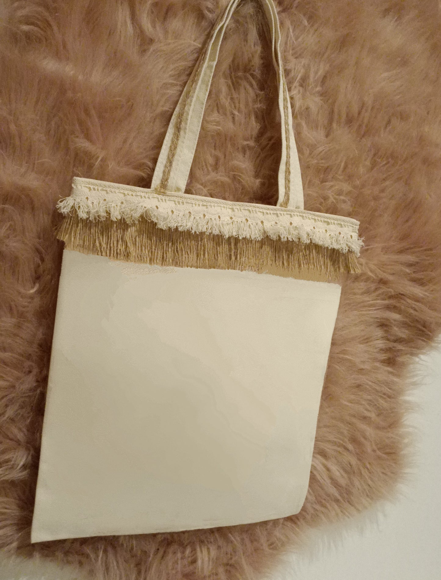 Sac cabas Bohème beige