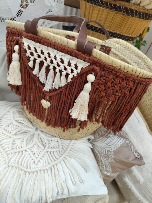 Fanny artisanale à frange