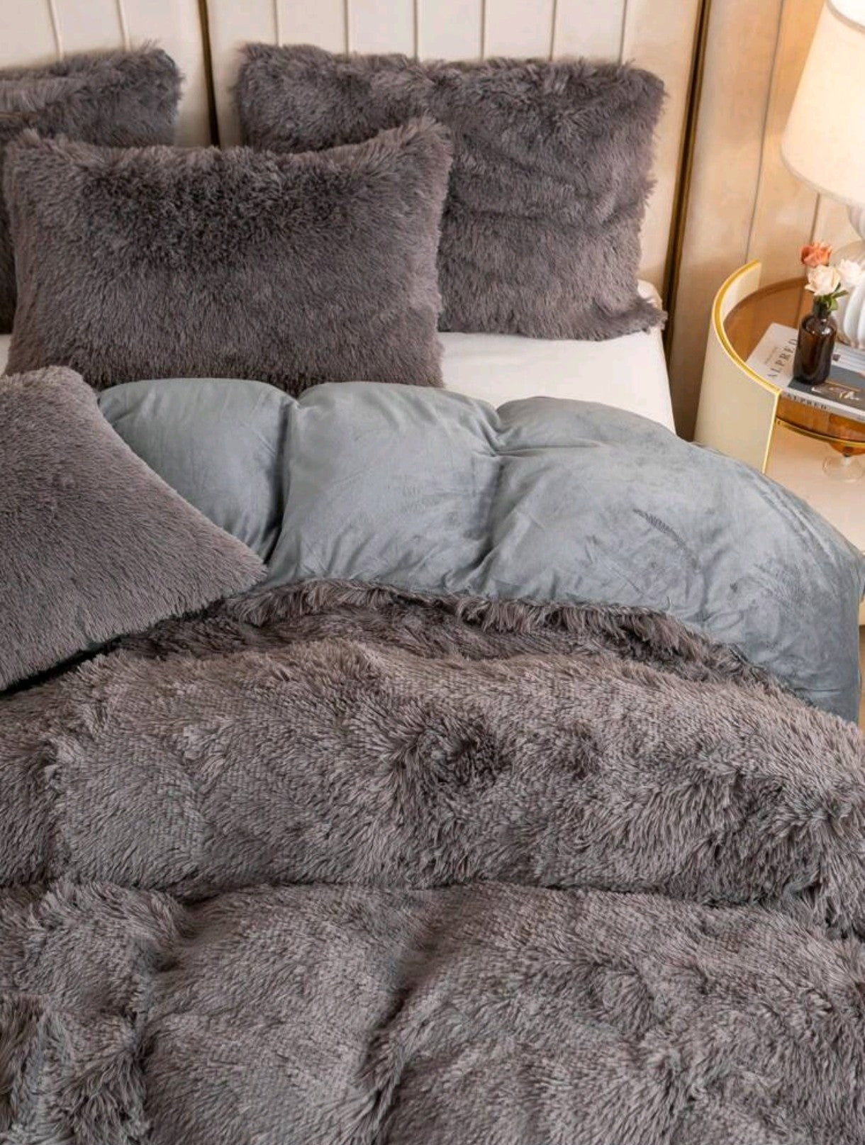 Parure de lit doux et chaud pour l'hiver