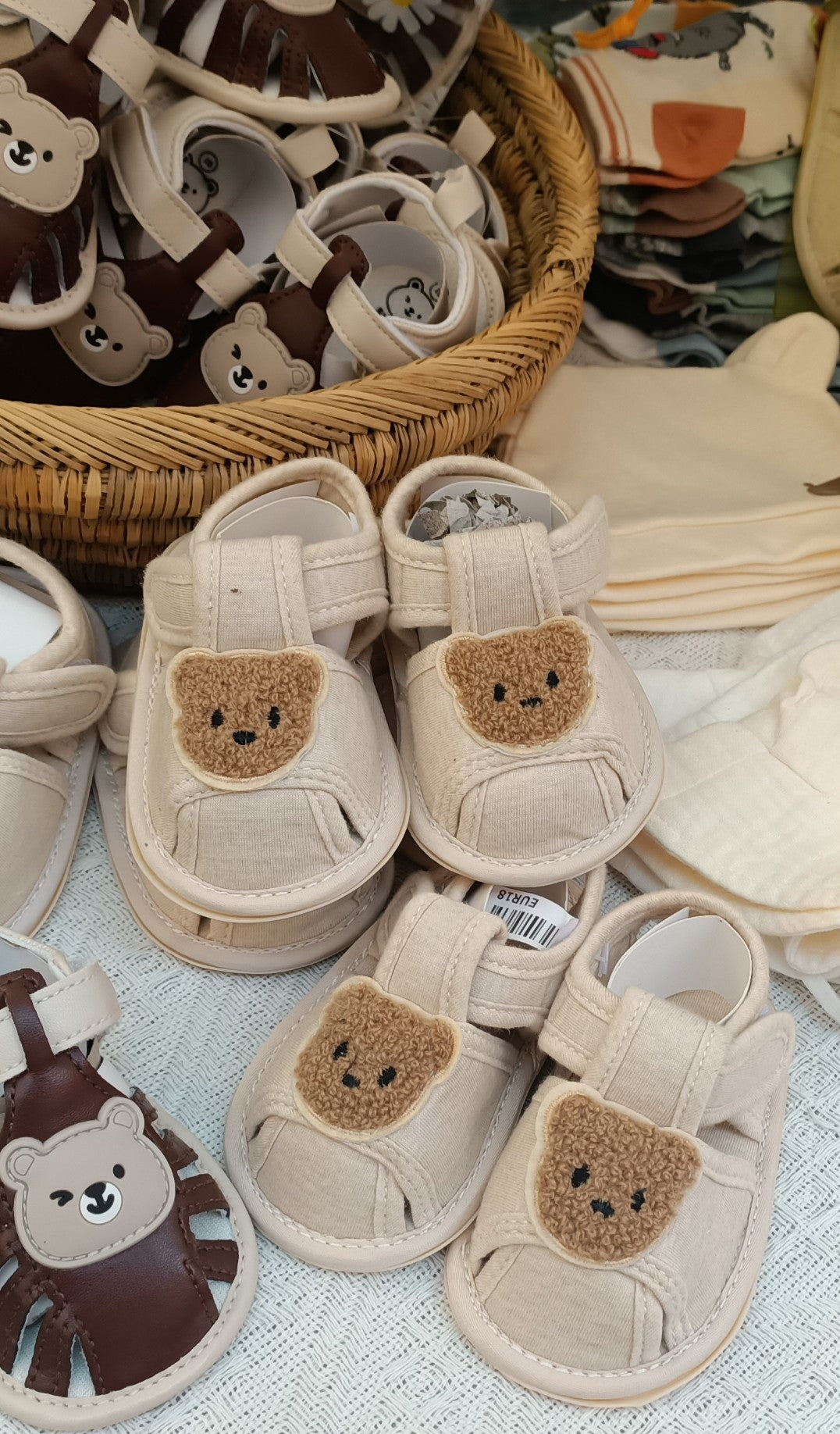 Chaussures ouvertes pour bébé, chaussures Plates à Brides Pour Extérieur