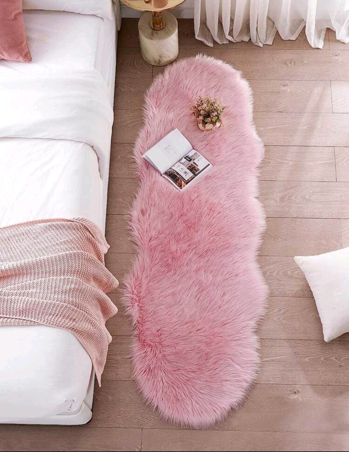 Tapis moelleux en peluche