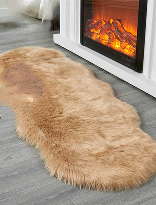 Tapis moelleux en peluche