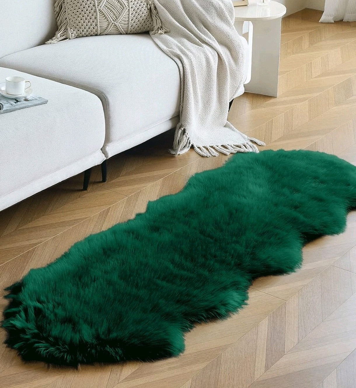 Tapis moelleux en peluche