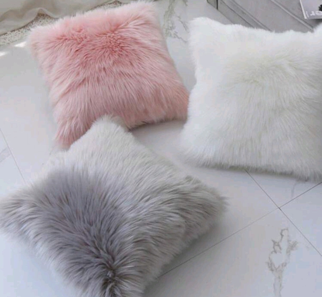 Coussin en peluche