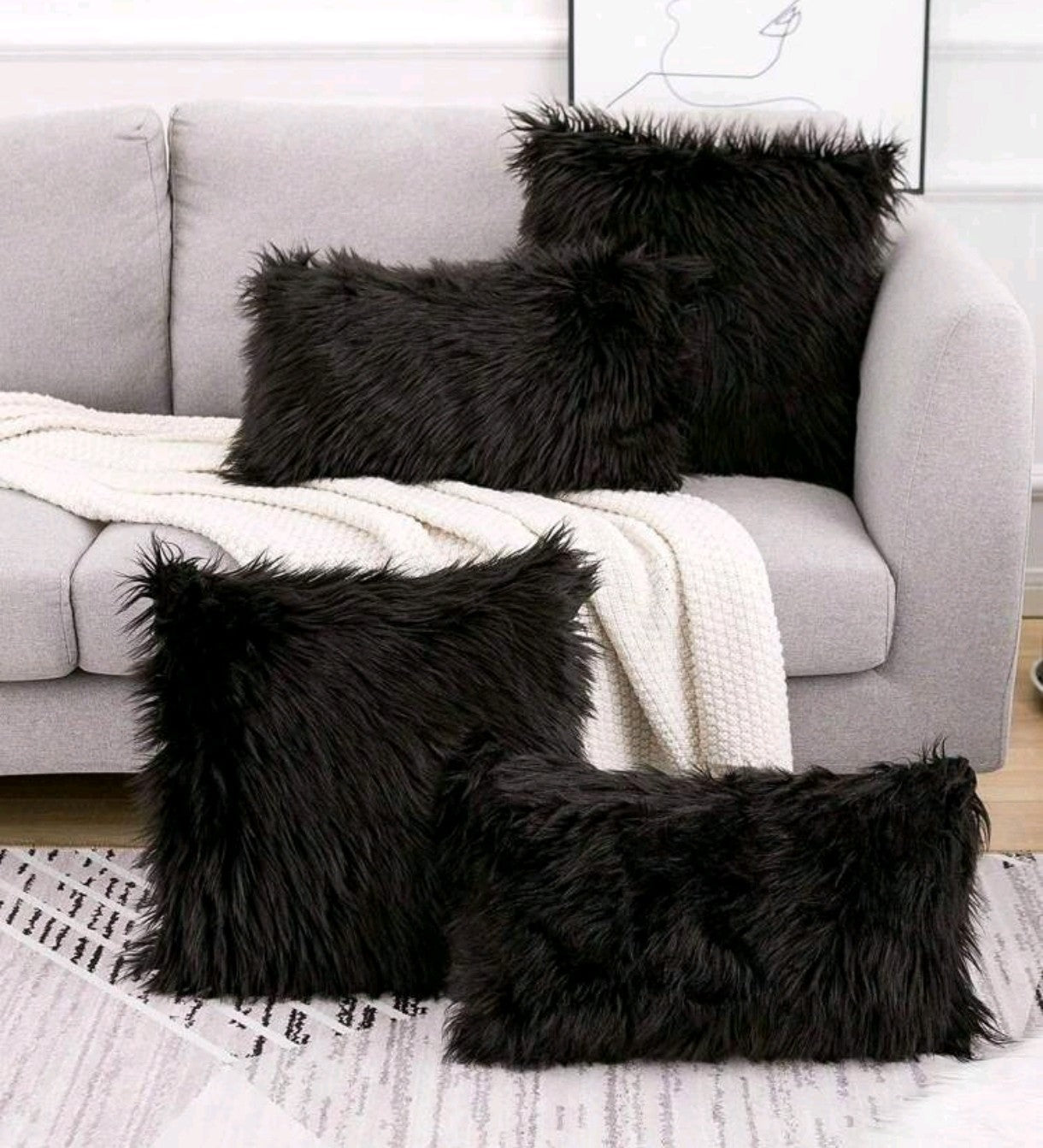 Coussin en peluche