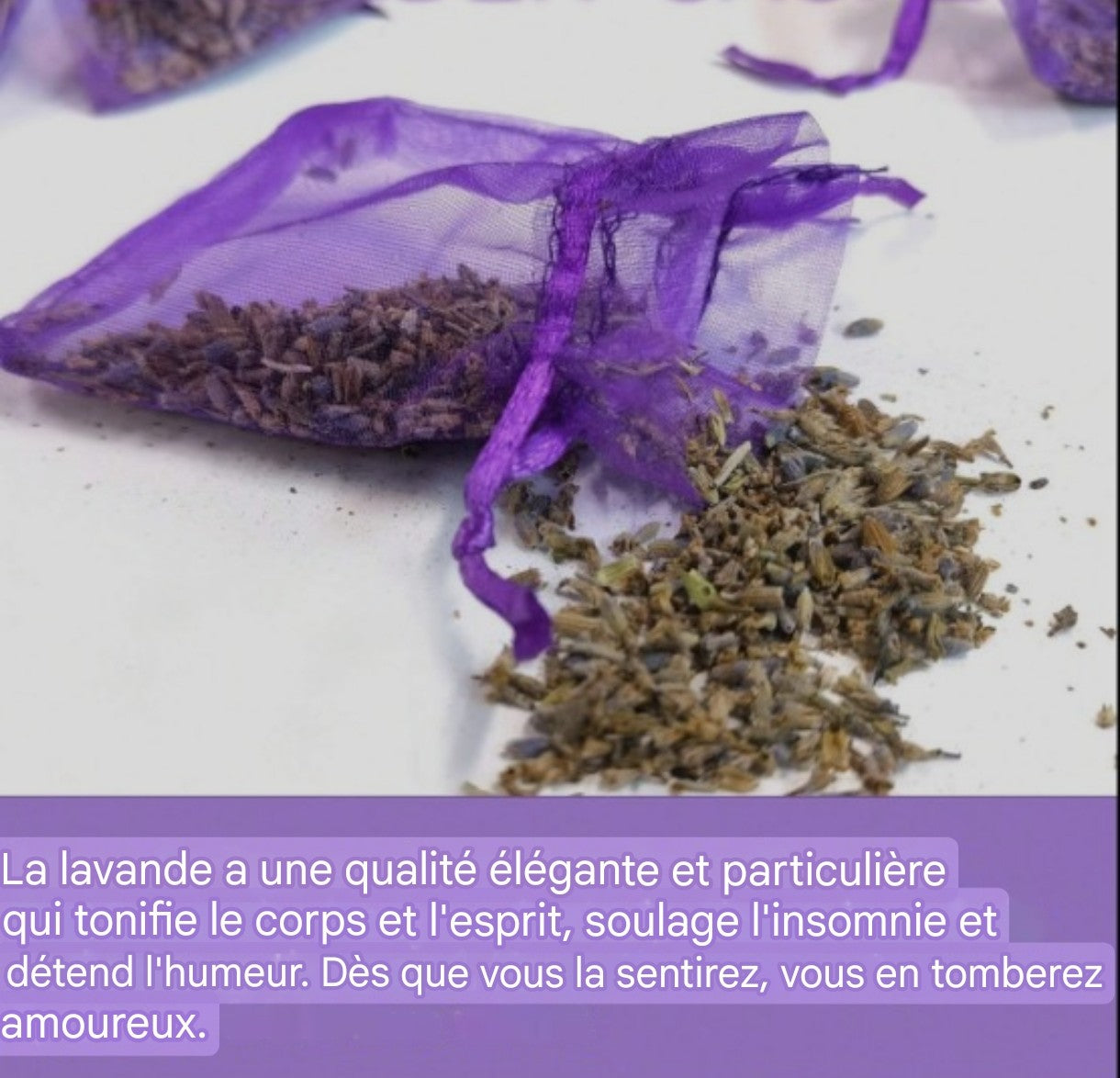 Sachets de Lavande,parfum naturel pour dressing,placard,Maison.