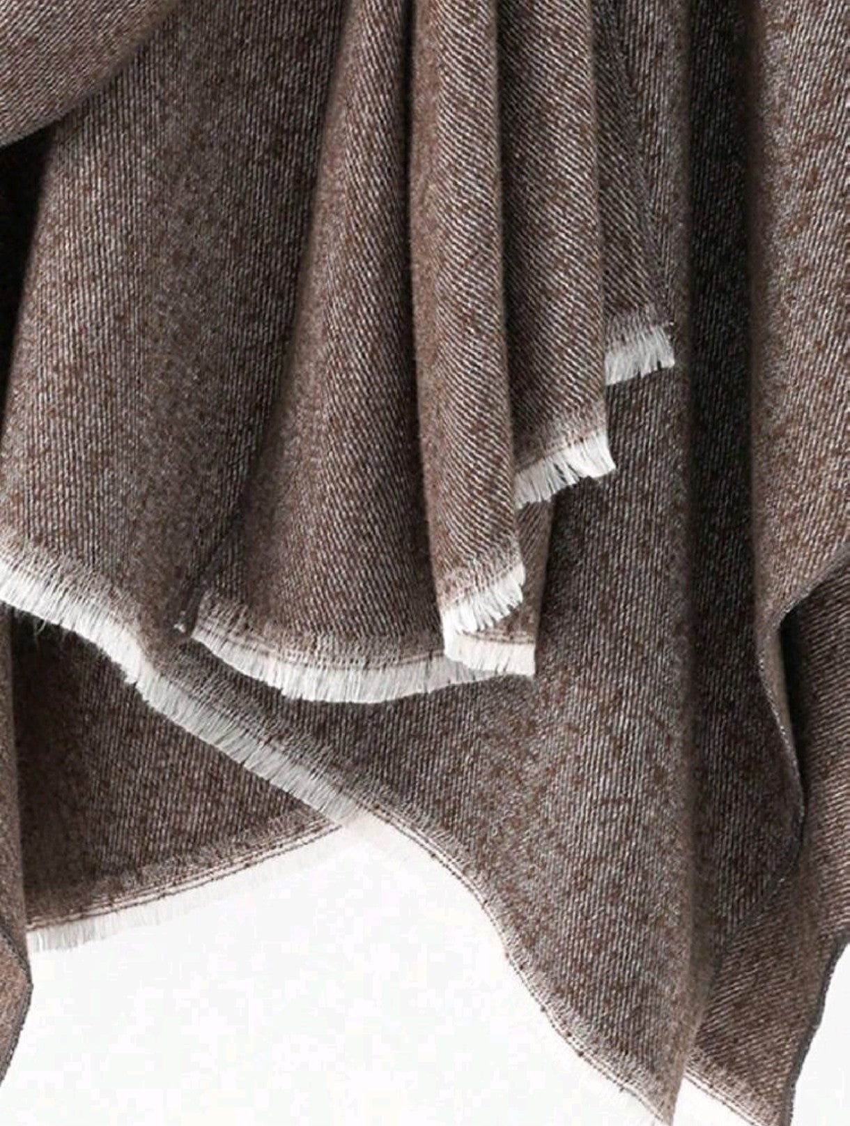 Cape châle à boucle,Beige,Noir,Gris,Marron