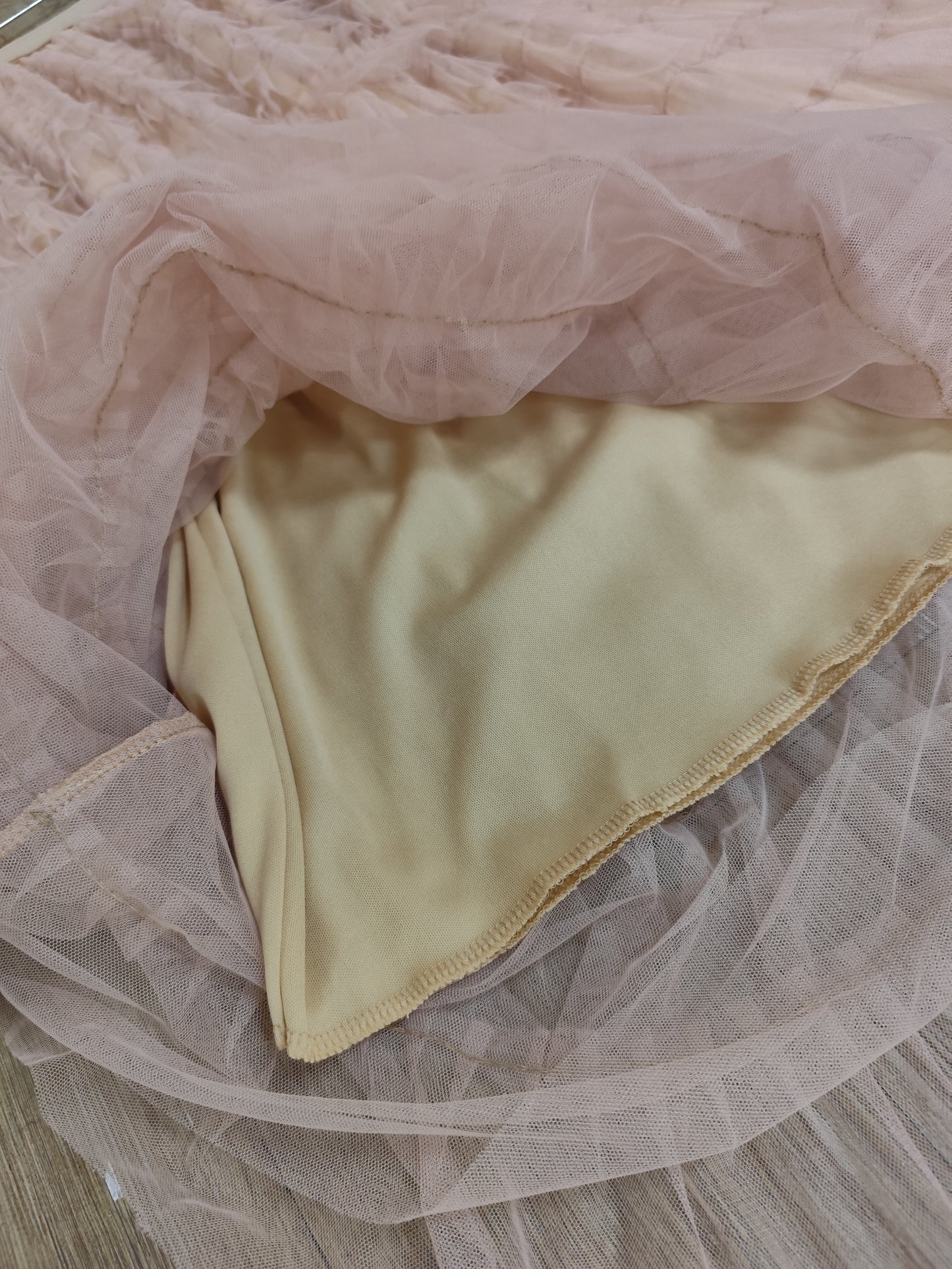 Jupe plissée dentelle