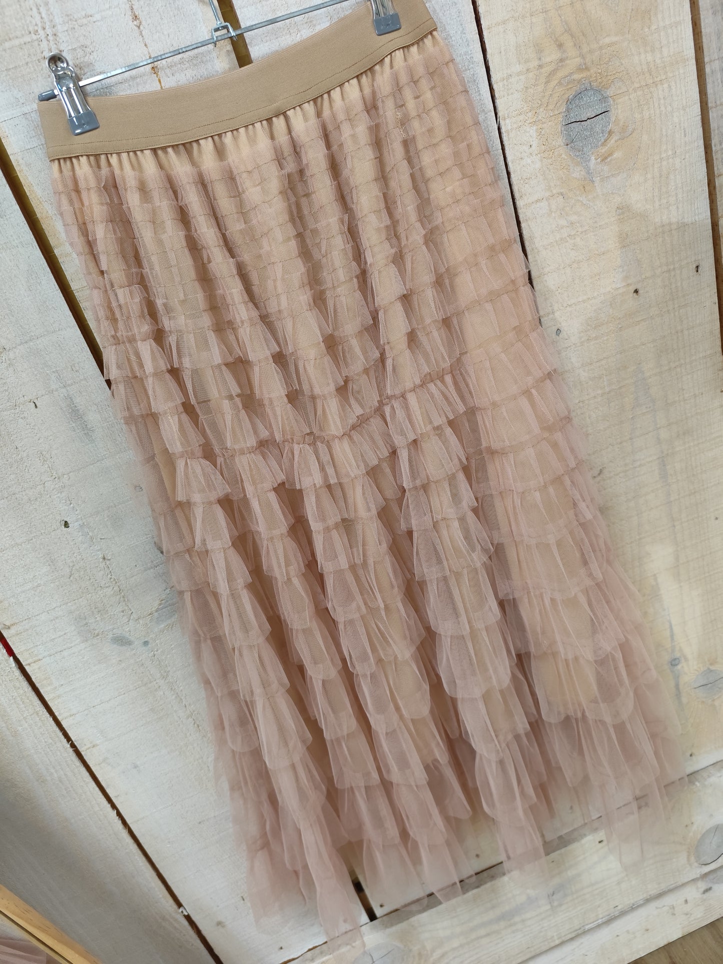 Jupe plissée dentelle