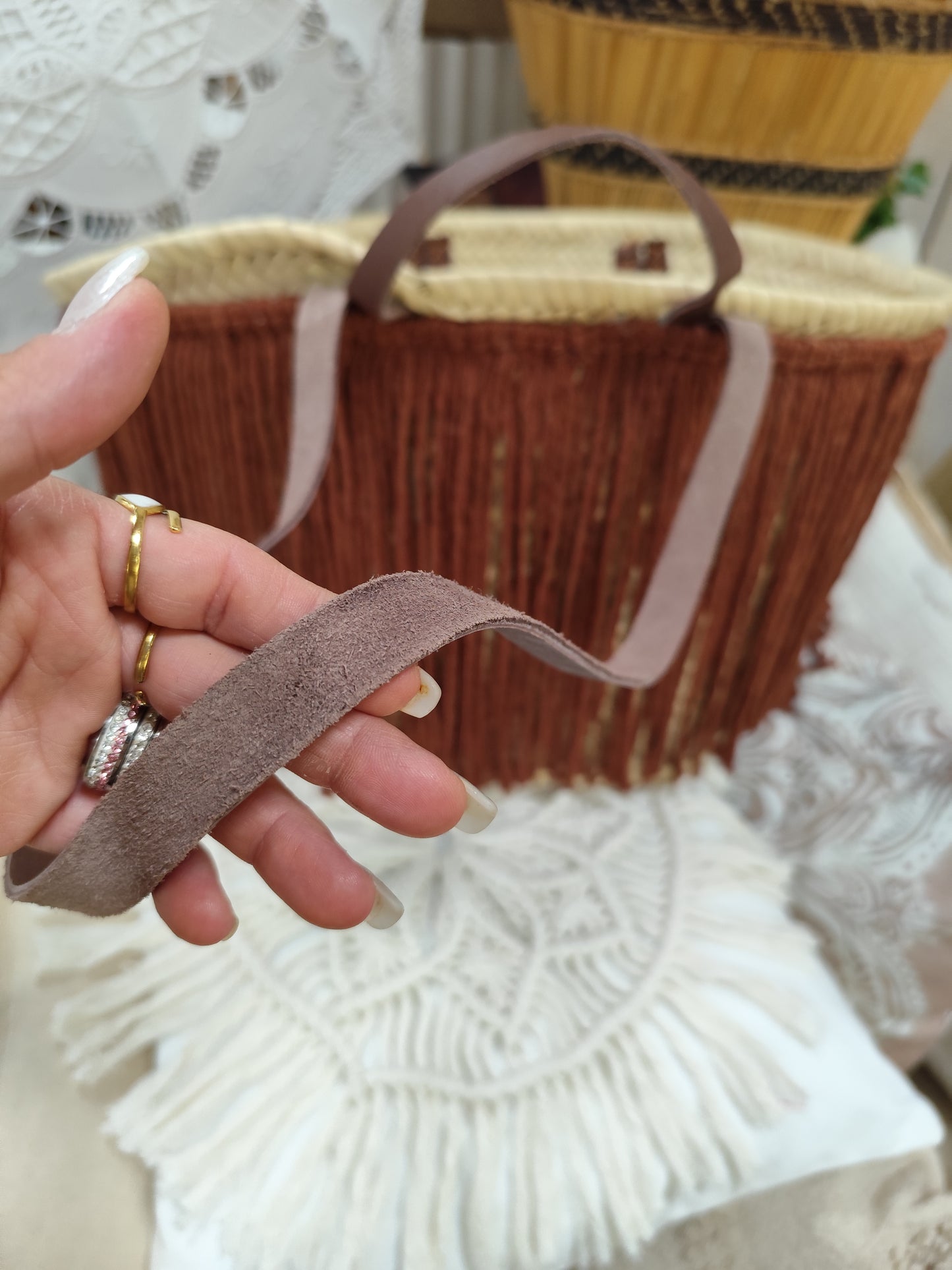 Sac de plage bohème,
Panier vacances, sac tendance 2026