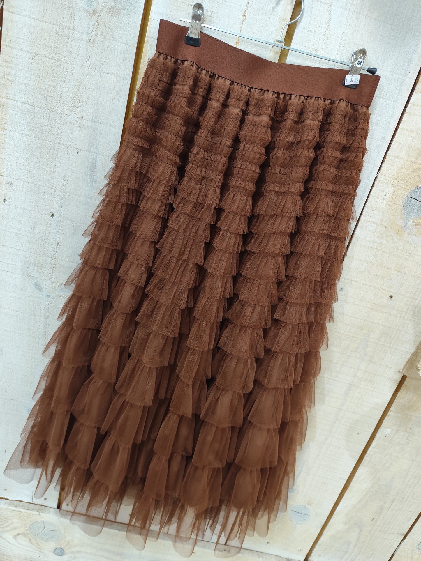 Jupe plissée dentelle