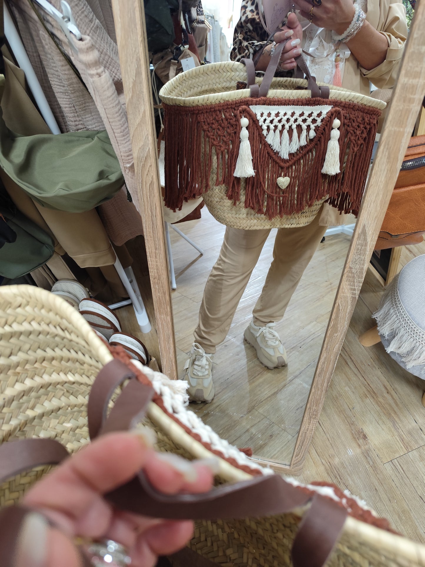 Sac de plage bohème,
Panier vacances, sac tendance 2026