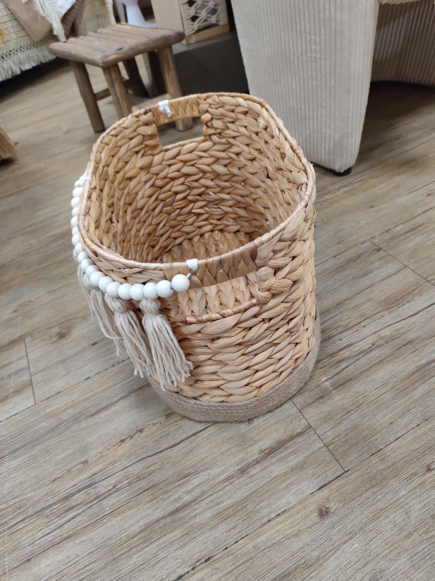 Panière bohème ovale