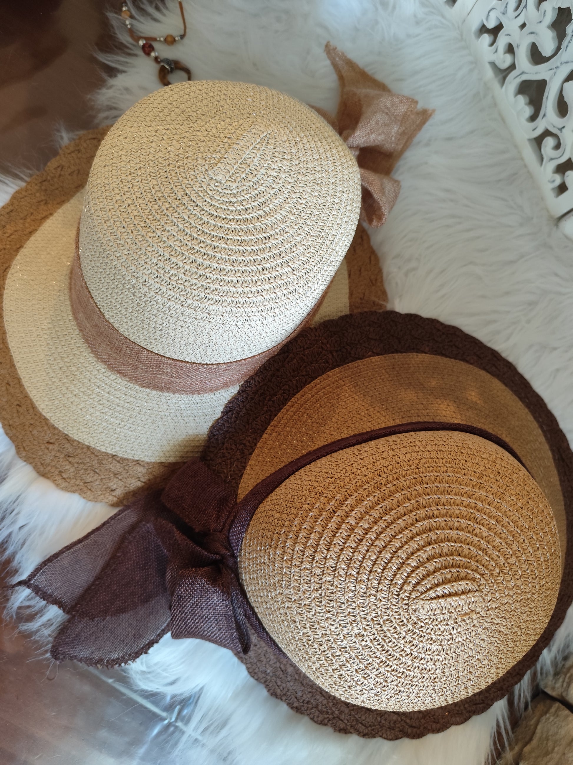 Chapeau de paille à la mode