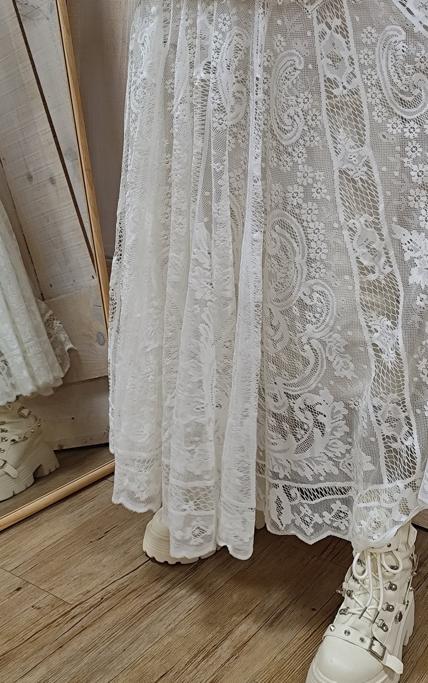 Jupe dentelle bohème