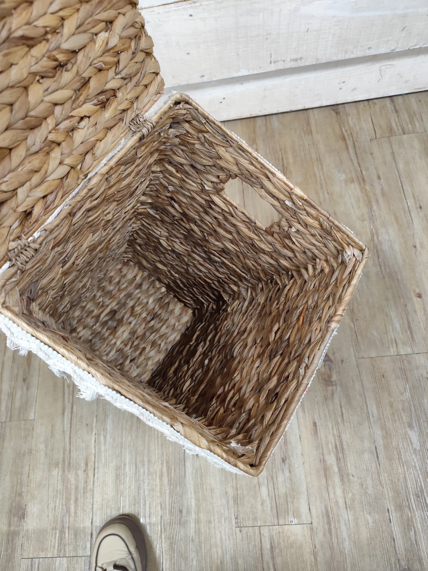 Panière de rangement bohème