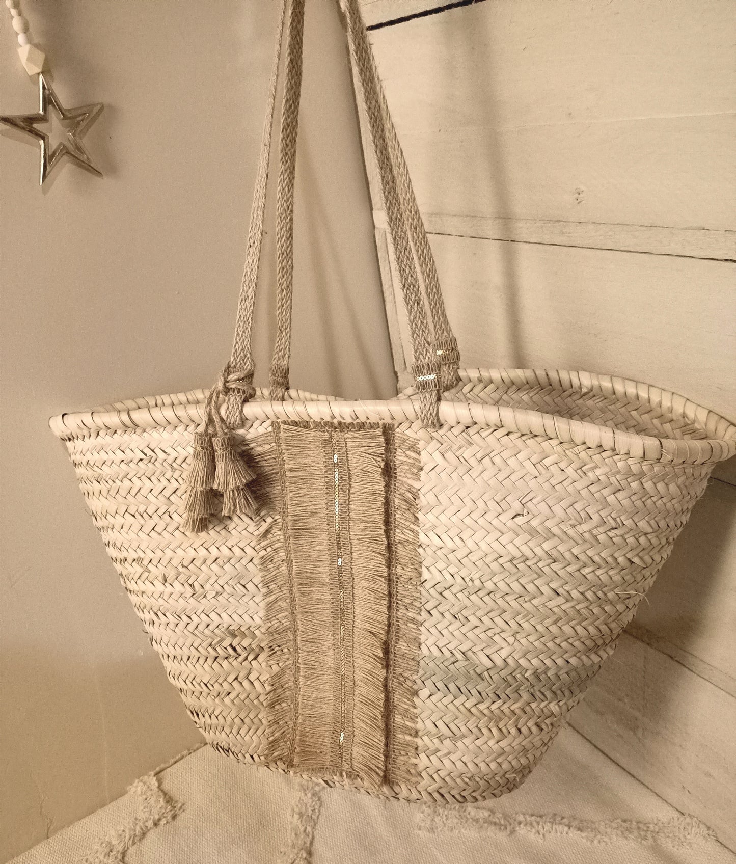 .Sac/panier galon fibre de juste