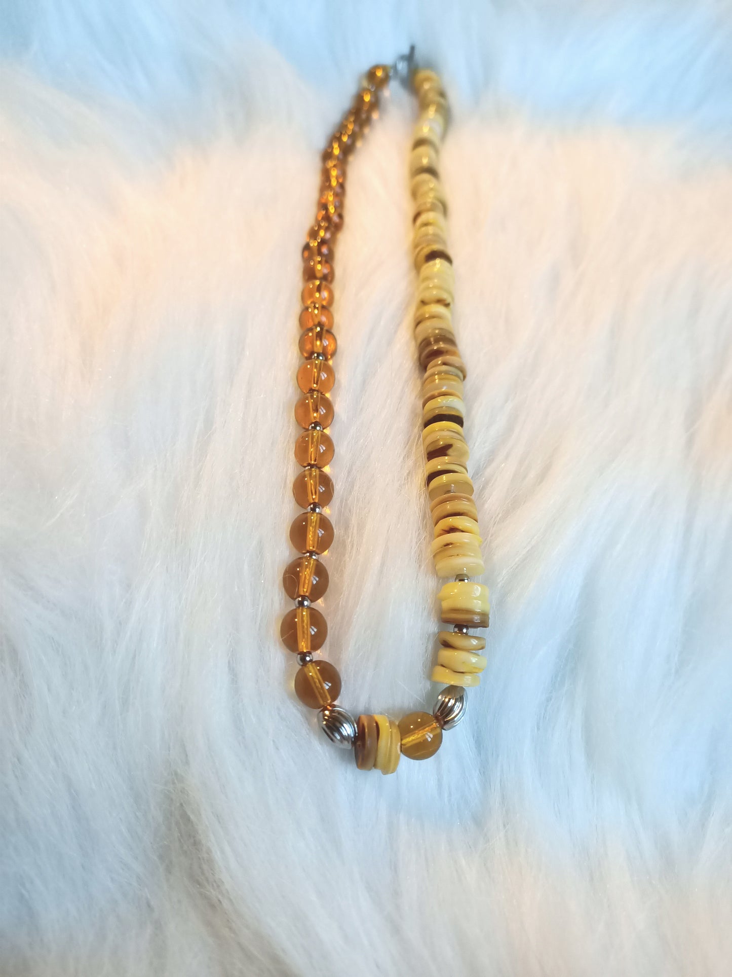 Collier Tendance duo Ocre