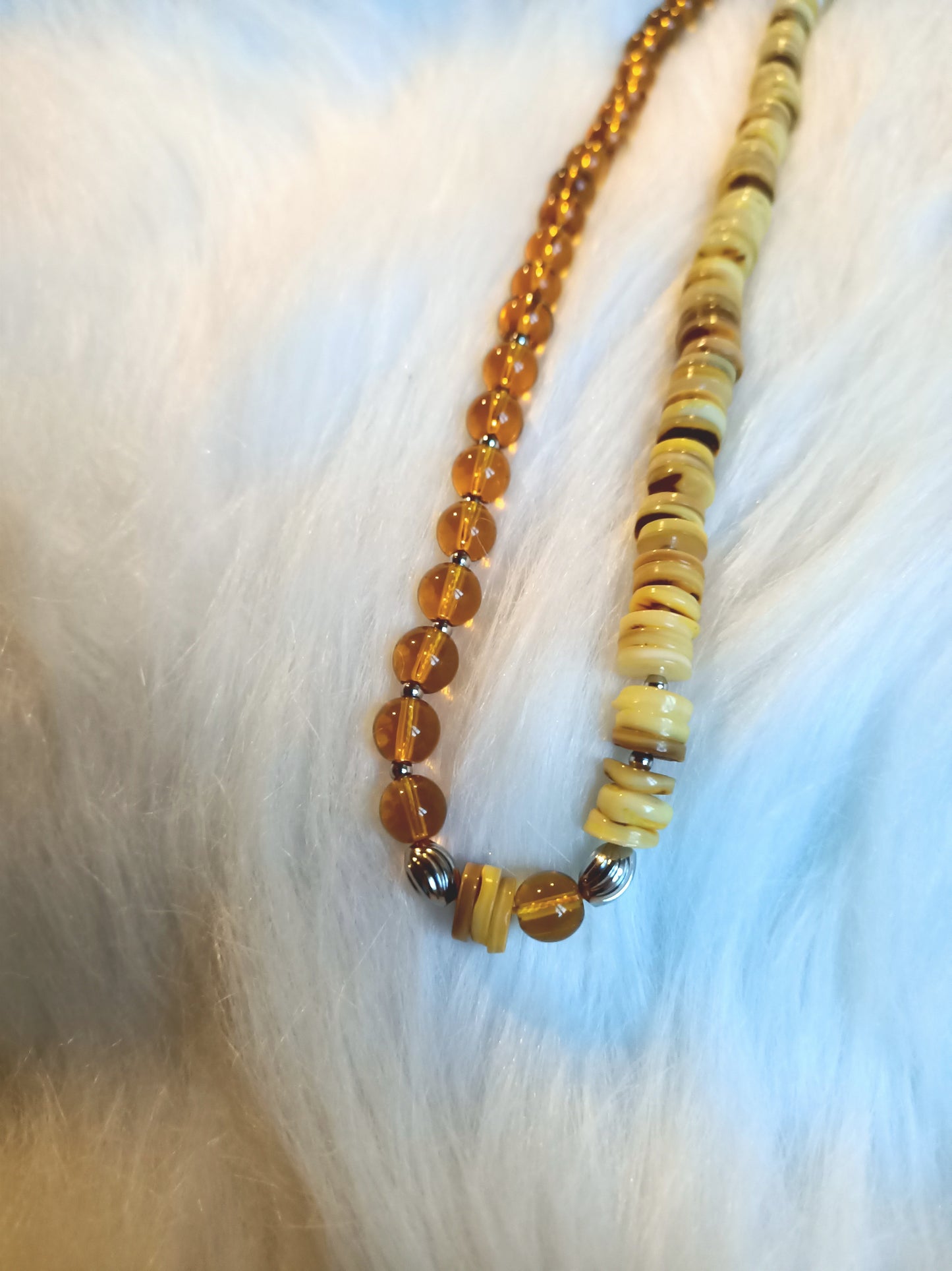 Collier Tendance duo Ocre