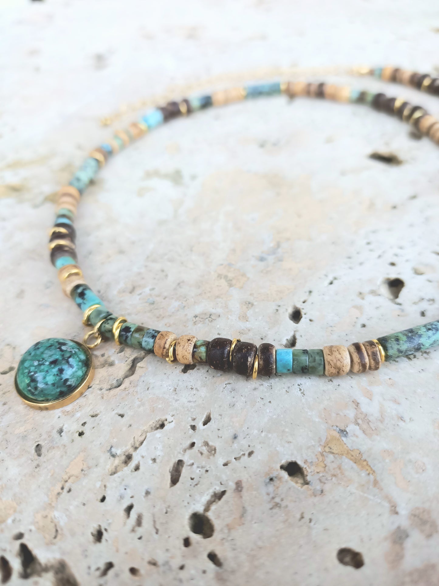 Collier Turquoise Africaine