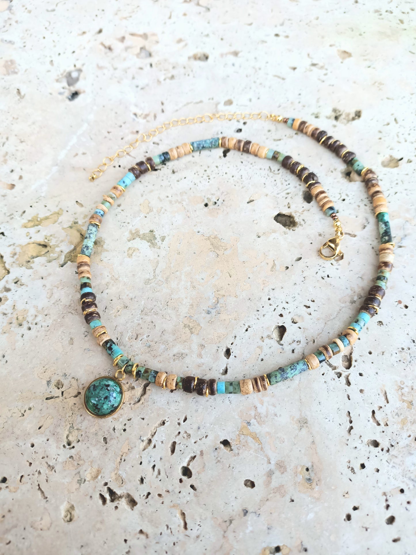 Collier Turquoise Africaine