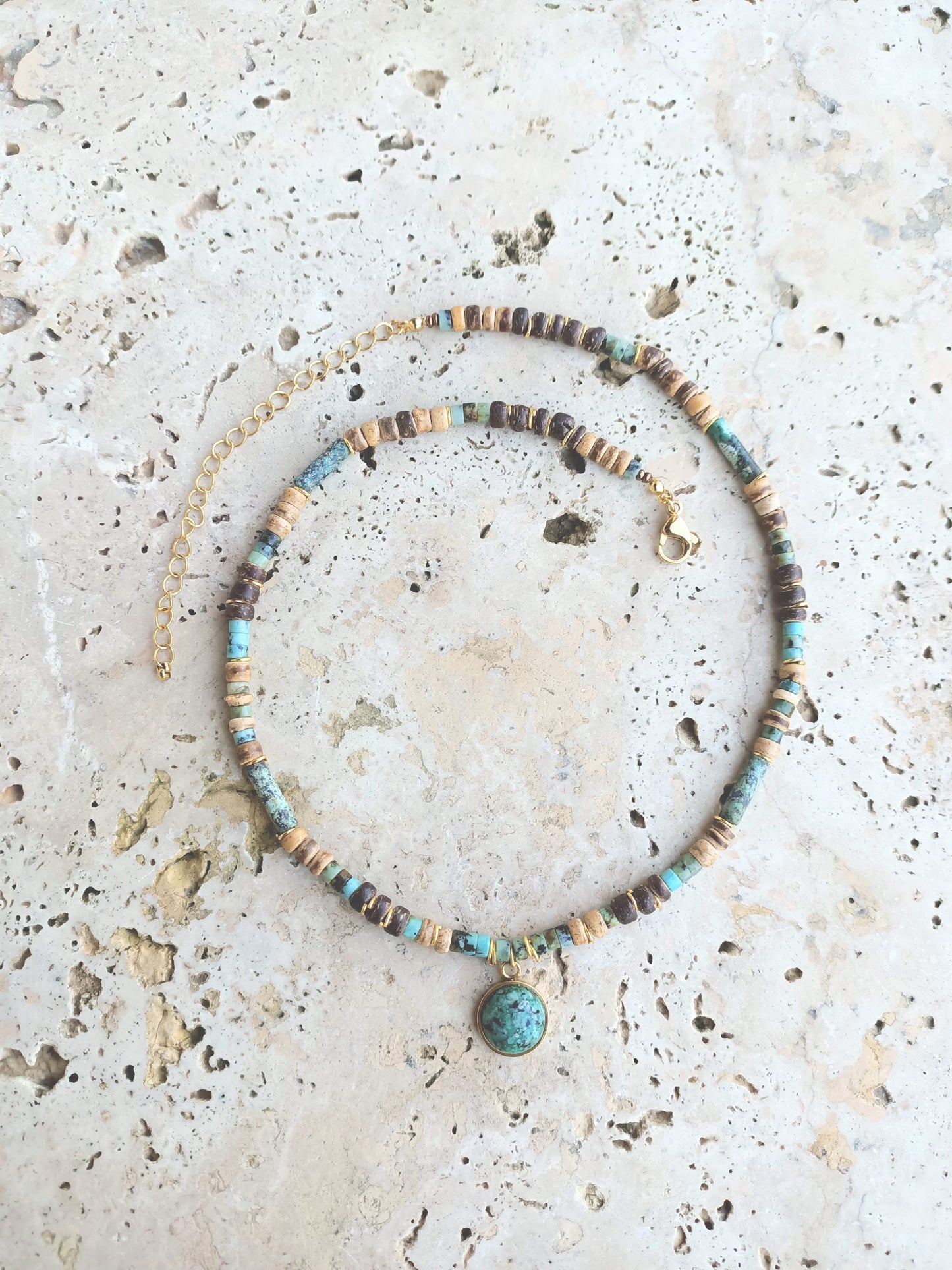 Collier Turquoise Africaine