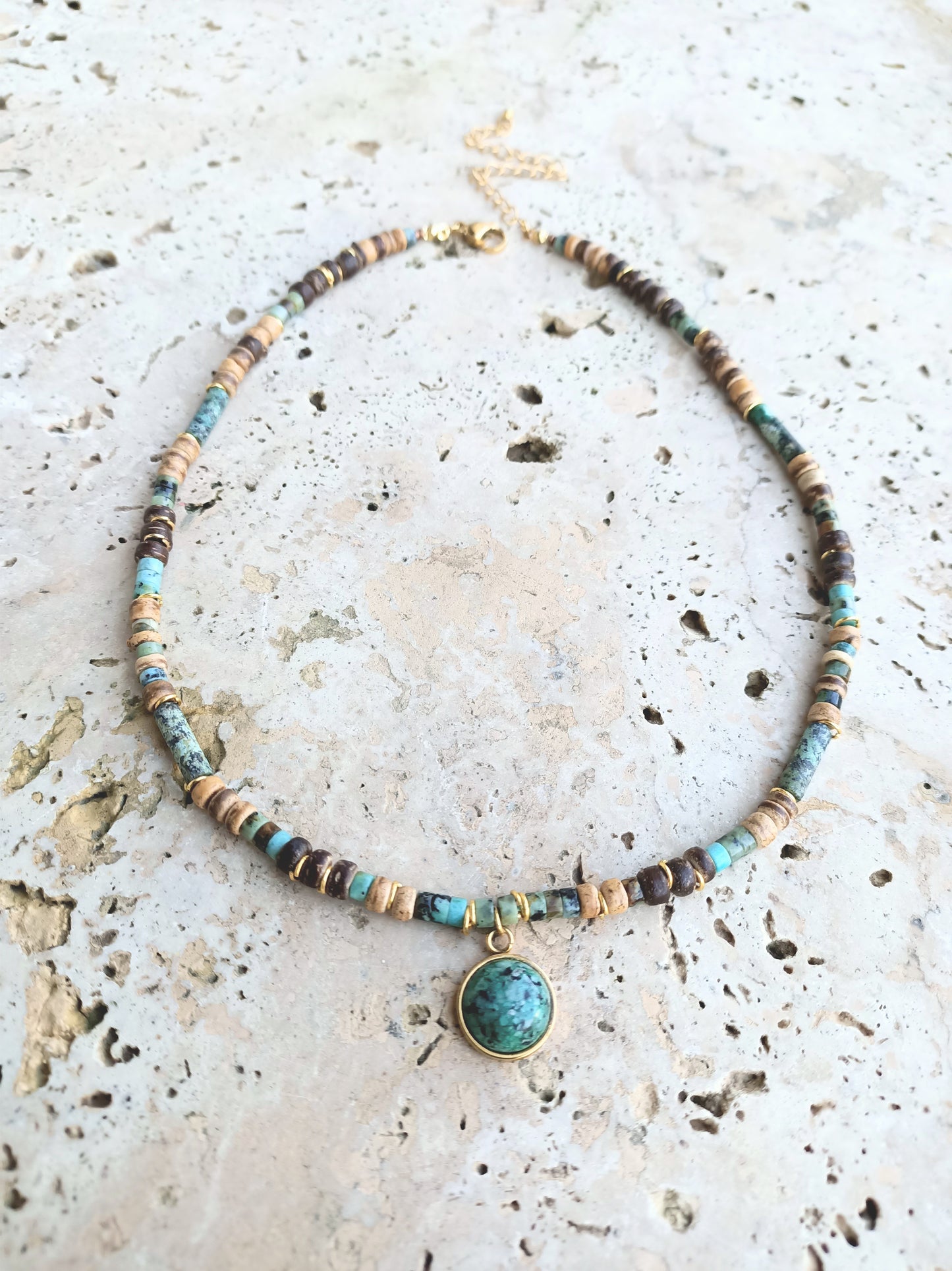 Collier Turquoise Africaine