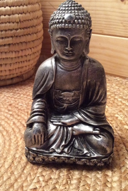 Bouddha Argenté 23cm