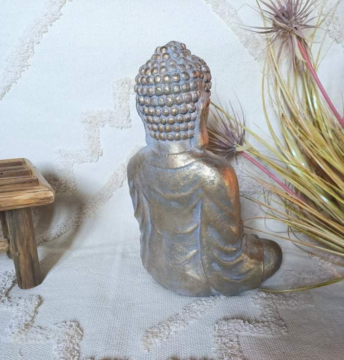 Grand Bouddha Doré 38cm