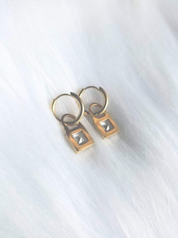 Boucles d'oreilles cadenas